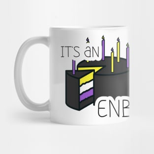 Nonbinary Gender Reveal Cake Mug